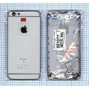 Задняя крышка для iPhone 6S (4.7) серый