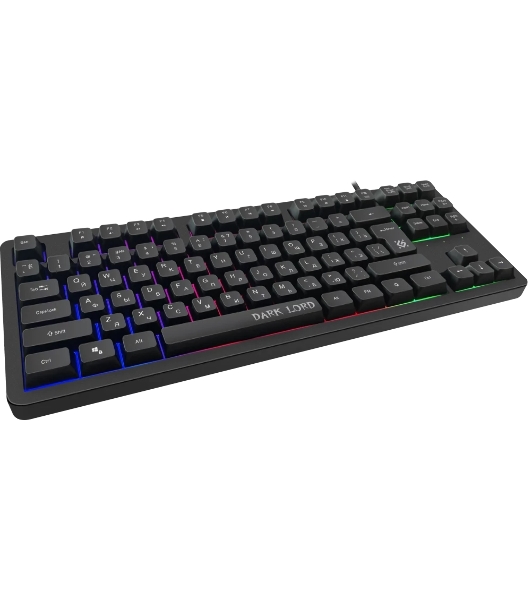 Клавиатура проводная Defender Dark Lord GK-580, USB, черный