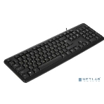 Клавиатура проводная Professional Standard LY-331L2-OEM (USB, полноразмерная, влагозащищенная, 104кл., Enter большой, длина кабеля 2,2м, черная, brown box), фото5