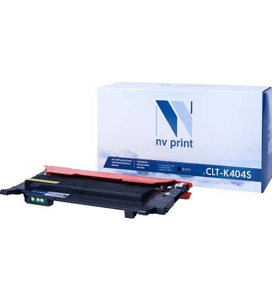 Картридж лазерный NVPrint совместимый Samsung CLT-K404S черный для SL-C430/C430W/C480/C480W/C480FW (1500k)