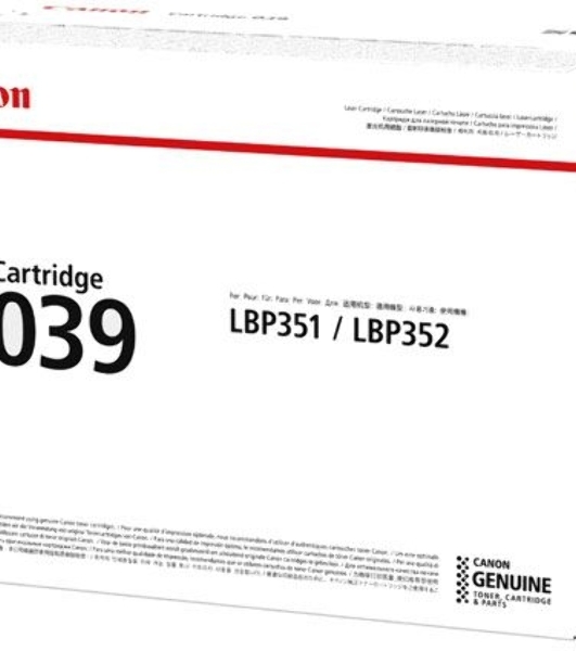 Картридж лазерный Canon Cartridge 039BK (0287C001) черный (11000 стр.) для Canon LBP351x/352x