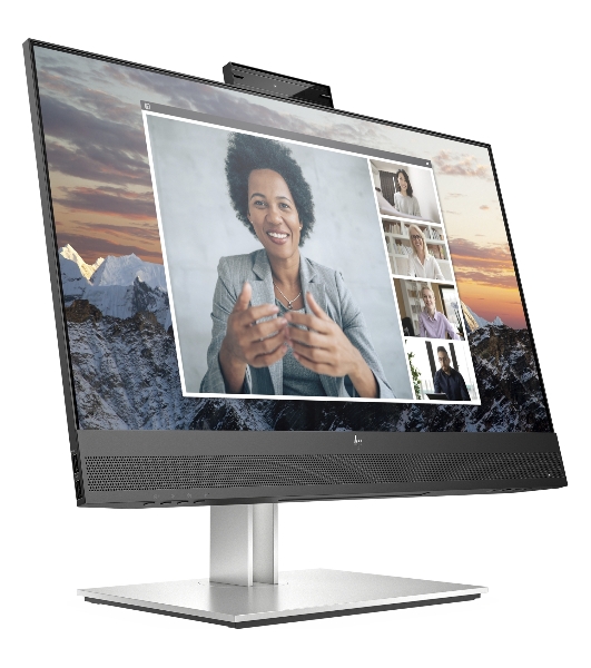 Монитор 23.8' HP E24m G4 Conferencing IPS 1920x1080, 75 Гц, 5 мс, 16:9, 300 кд/м², DP 1.2, HDMI 1.4, USB-C (65 Вт), USB Hub (4x USB 3.0), 3.5 Jack, Ethernet, веб-камера, динамики (2x5 Вт), черный