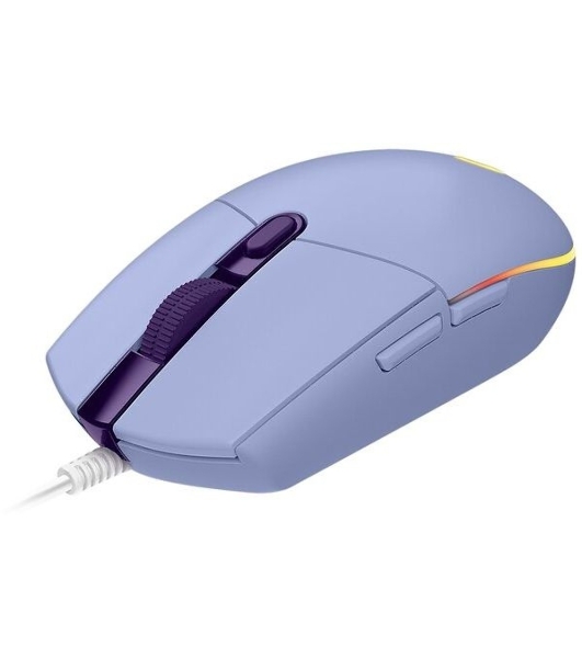 Мышь проводная Logitech G102 LIGHTSYNC фиолетовый, 8000 dpi, USB, кнопки - 6