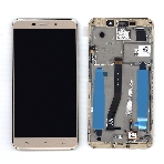 Дисплей для Asus ZenFone 3 Laser ZC551KL золотистый с рамкой, фото2