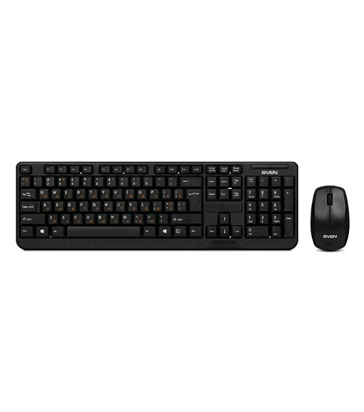 Комплект клавиатура + мышь SVEN Comfort 3300 Wireless Беспроводной SV-03103300WB