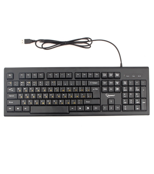 Клавиатура проводная Gembird KB-8354U-BL USB, черный