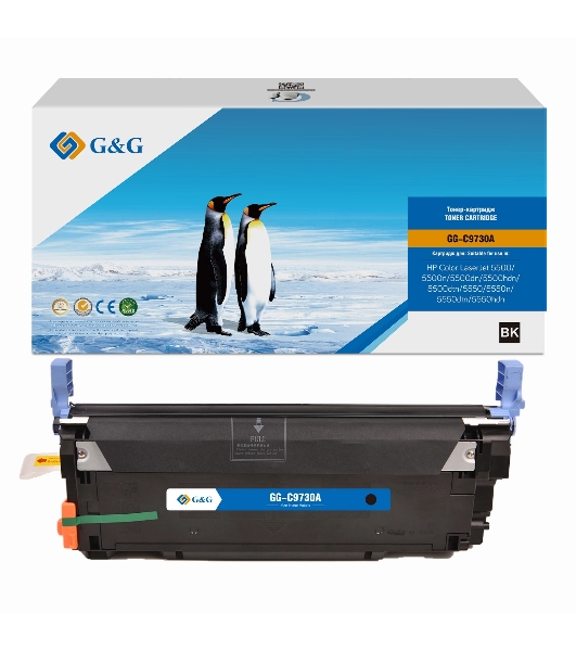 Картридж лазерный G&G GG-C9730A черный (13 000 стр.) для HP CLJ 5500/5500n/5500dn/5500hdn/5500dtn/5550/5550n/5550dtn/5550hdn