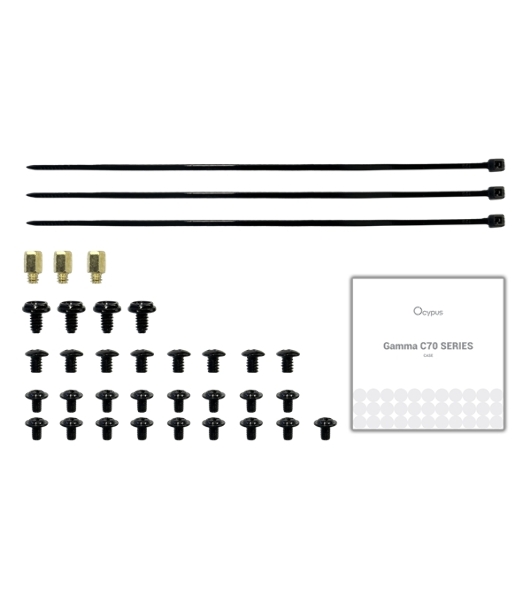 Компьютерный корпус Ocypus Gaммa C70 BK ARGB ATX/win/black/4 ARGB fans/no PSU/Tempered Glass