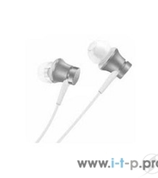 Проводные наушники Xiaomi Mi In-Ear Headphones Basic серебристый, внутриканальные, Jack 3.5 мм