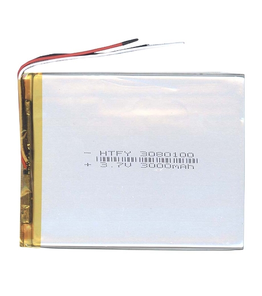 Аккумулятор Li-Pol (батарея) 3x80x100мм 3pin 3.7V/3000mAh