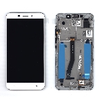 Дисплей для Asus ZenFone 3 Laser ZC551KL белый с рамкой, фото2