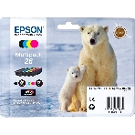 Картридж струйный Epson C13T26164010 черный/голубой/желтый/пурпурный набор карт. (200 стр 17 мл ) для Epson XP-600/605/700/710/800, фото3