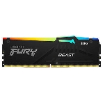 Оперативная память Kingston Fury Beast, DDR5, 8GB (1x8GB), 5200MHz, CL40, DIMM, с радиаторами, RGB, черный, фото4