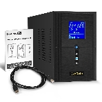 Источник бесперебойного питания (инвертор, синус, для котла) ExeGate SineTower SN-1000.LCD.AVR.2SH.1C13.USB 1000VA/800W, чистая синусоида, LCD дисплей, AVR, 2*Schuko+1*C13, USB, линейно-интерактивный, черный, фото8