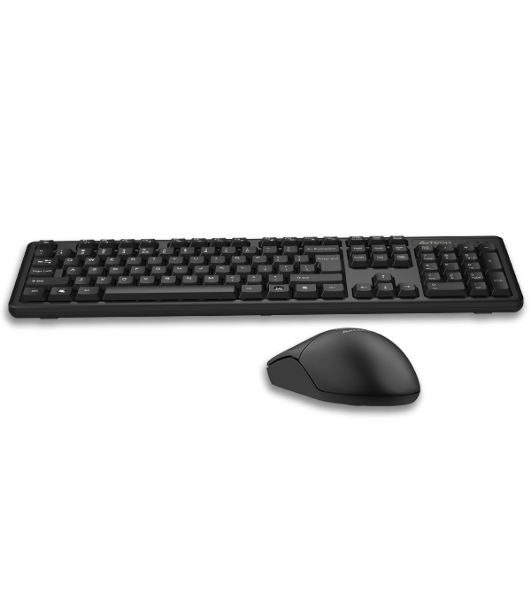 Комплект клавиатура+мышь A4Tech 3330N беспроводной, USB, 1200 DPI, чёрный