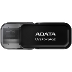 Флешка USB ADATA UV240 (AUV240-64G-RBK), 64Gb, USB 2.0, R/W 15/5, черный, фото 1