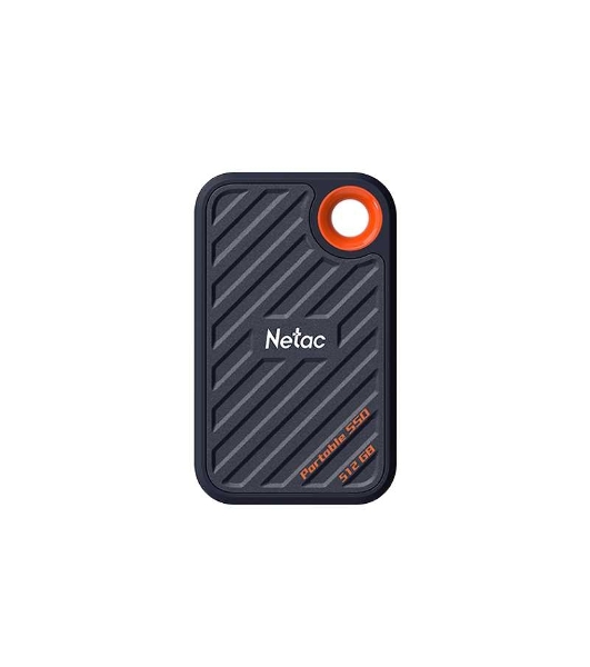 Внешний SSD Netac ZX20, 512 Gb, USB 3.2 Gen 2x2 Type-C, R/W 2000/1800, черный