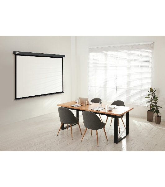 Экран Cactus 152x203см Wallscreen CS-PSW-152X203-SG 4:3 настенно-потолочный рулонный серый