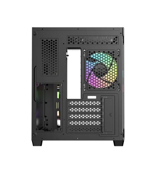 Компьютерный корпус Ocypus Iota C50 BK Curve ARGB Digital mATX без БП (Iota-C50-BKD300CD-GL)