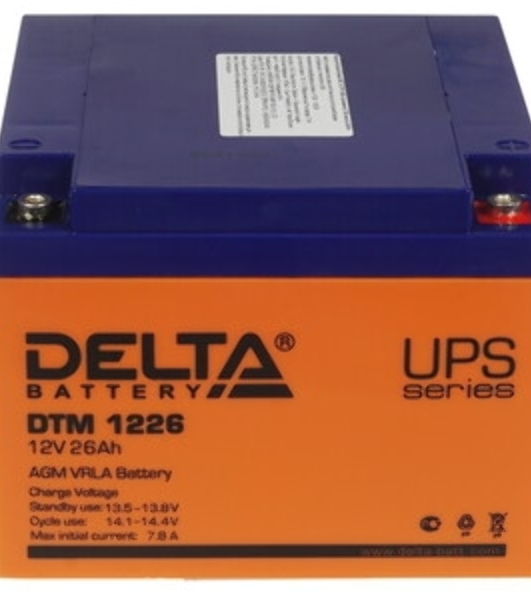 Батарея для ИБП Delta DTM 1226 (12V, 26Ah)