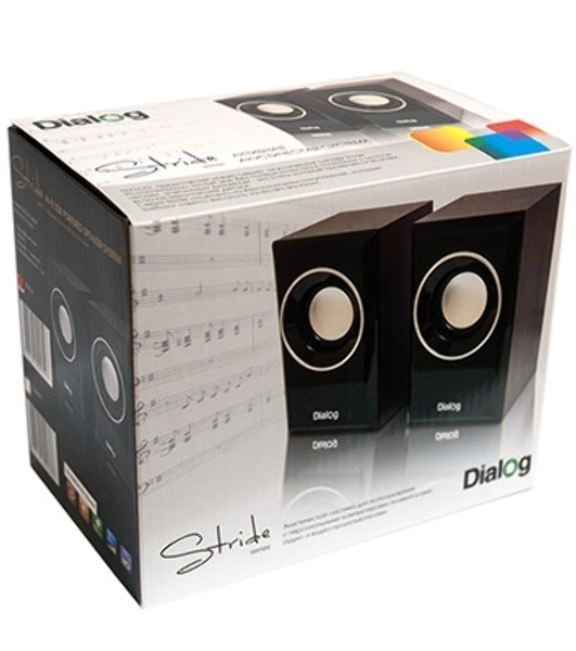 Акустическая система Dialog AST-15UP Chery 2х3W RMS, активные