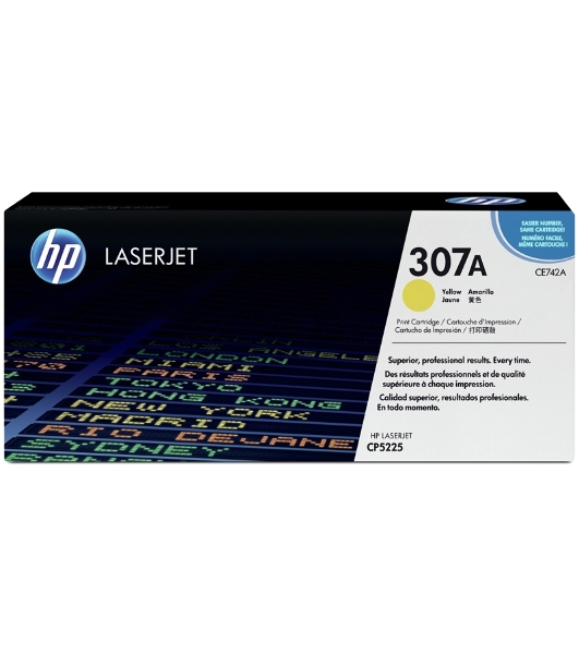 Картридж лазерный HP CE742A желтый Color LJ CP5225 (7300 стр.)
