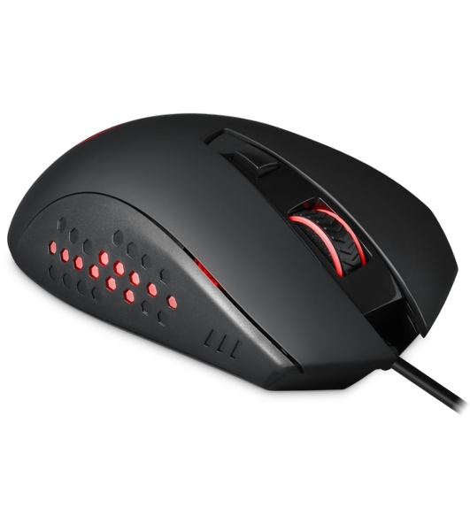 Мышь проводная Redragon Gainer черный, 3200 dpi, USB, кнопки - 6