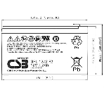 Аккумулятор CSB GPL1272 F2FR (12V 7.2Ah), фото7