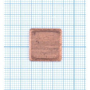 Медная термопрокладка 0.3 мм - 1шт.