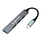 Разветвитель USB3.0/2.0 Gembird UHB-C202, USB3.0, 3xUSB2.0, кабель Type-C 10 см, алюминий, пакет, фото4