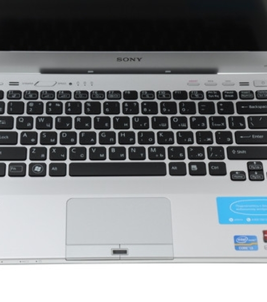 Клавиатура для ноутбука Sony Vaio VPC-SD VPC-SB серебристая