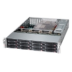 Корпус Supermicro CSE-826BAC4-R920LPB, 2U, 8 x SAS3 & 4 x hybrid NVMe 3.5 bays, фото2