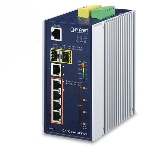 Коммутатор PLANET IP30 Industrial L2+/L4 4-Port 60W 1000T Ultra PoE+ 1-Port 1000T + 2-port 100/1000X SFP Full Managed Switch (-40 to 75 C, dual redundant power input on 48~56VDC terminal block, DIDO, ERPS Ring Supported, 1588), фото3