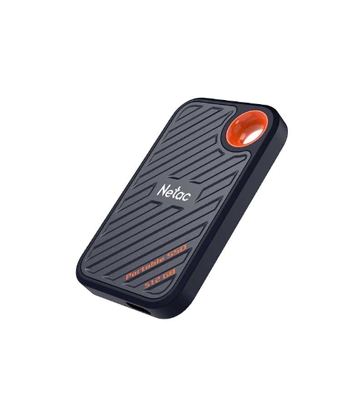 Внешний SSD Netac ZX20, 512 Gb, USB 3.2 Gen 2x2 Type-C, R/W 2000/1800, черный