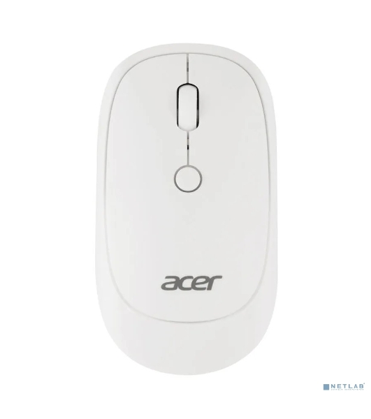 Мышь беспроводная Acer OMR138 белый, 1600 dpi, радиоканал, USB, кнопки - 4