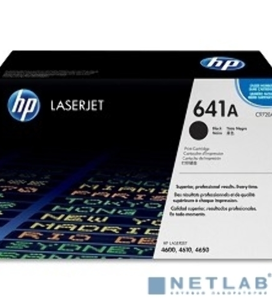 Картридж лазерный HP C9720A черный для Color LJ4600 Series, Black 9000 стр.