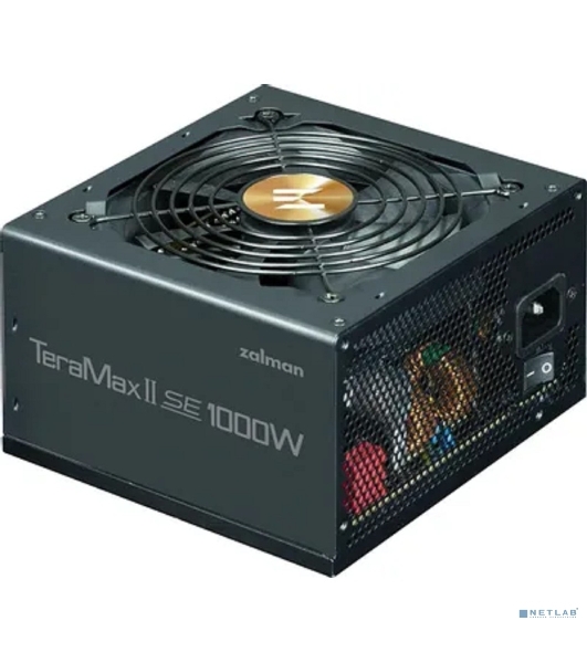 Блок питания Zalman ZM1000-TMX2SE, 1000W, ATX12V v3.1, APFC, 12cm Fan, 80 PLUS Gold Gen5.1, Full Modular, Retail