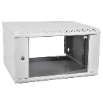 Шкаф настенный ЦМО ШРН-Э-18.500 18U 600x520мм пер.дв.стекл несъемные бок.пан. серый, фото26