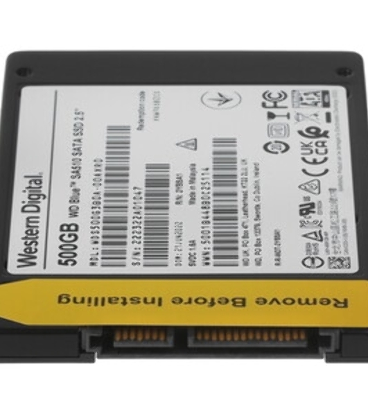 Накопитель SSD WD Blue SA510 1Tb, SATA III, 2.5', R/W 560/520