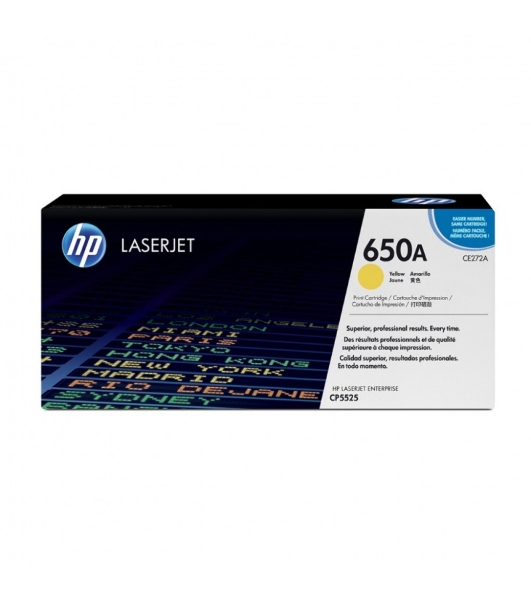 Картридж лазерный HP CE272A желтый для CLJ CP5520/5525 15000 стр.