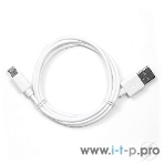 Кабель USB2.0 Pro Cablexpert CC-mUSB2-AMBM-1MW, AM/microBM 5P, 1м, экран, белый, пакет, фото2