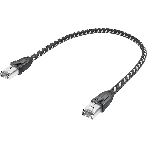 Патч-корд GCR PROF прямой 5.0m, UTP медь cat.6, STRONG черно-белый нейлон, ethernet high speed 10 Гбит/с, T568B, GCR-52779, фото8