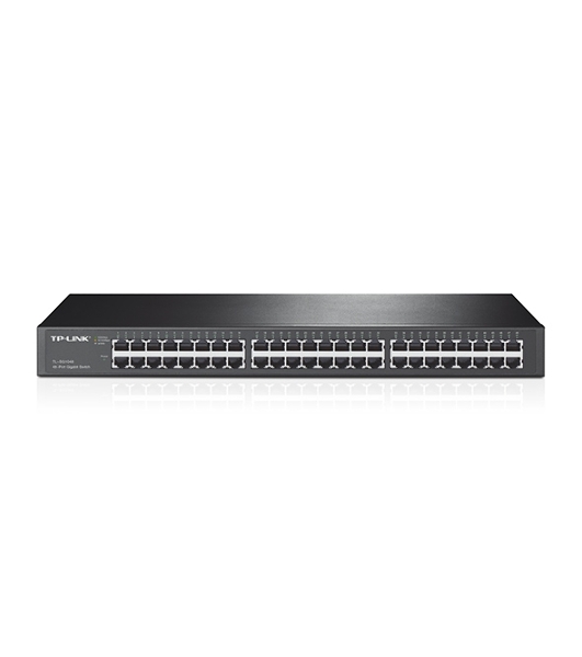 Коммутатор сетевой TP-Link SMB TL-SG1048 Коммутатор 48-port Gigabit Switch, 1U 19-inch rack-mountable steel case