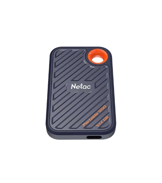 Внешний SSD Netac ZX20, 512 Gb, USB 3.2 Gen 2x2 Type-C, R/W 2000/1800, черный