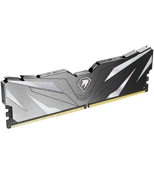 Оперативная память NETAC, DDR4, 32GB (2x16GB), 3200MHz, CL16, DIMM, с радиаторами, черный