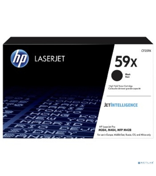 Картридж лазерный HP 59X черный для LJ M304/M404/MFP M428 10000 стр