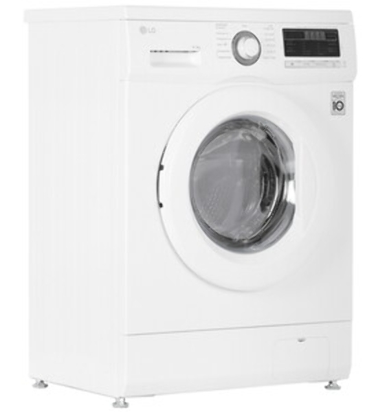 Стиральная машина LG F1296CDS0X белый, загрузка фронтальная 6 кг, 1200 об/мин, класс B
