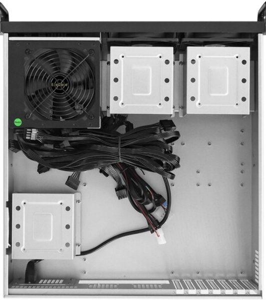 Серверный корпус ExeGate EX293913RUS Pro 3U450-09 (RM 19', высота 3U, глубина 450, БП 1100RADS, USB)