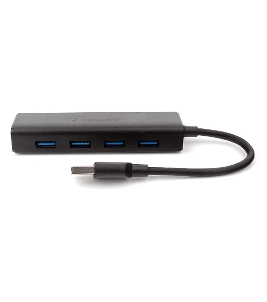 USB-концентратор Gembird UHB-C354, USB 3.0, USB 4 порта, USB с доп питанием