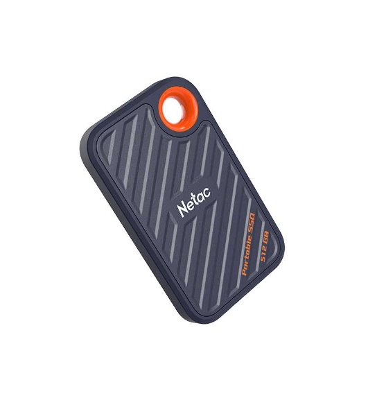 Внешний SSD Netac ZX20, 512 Gb, USB 3.2 Gen 2x2 Type-C, R/W 2000/1800, черный